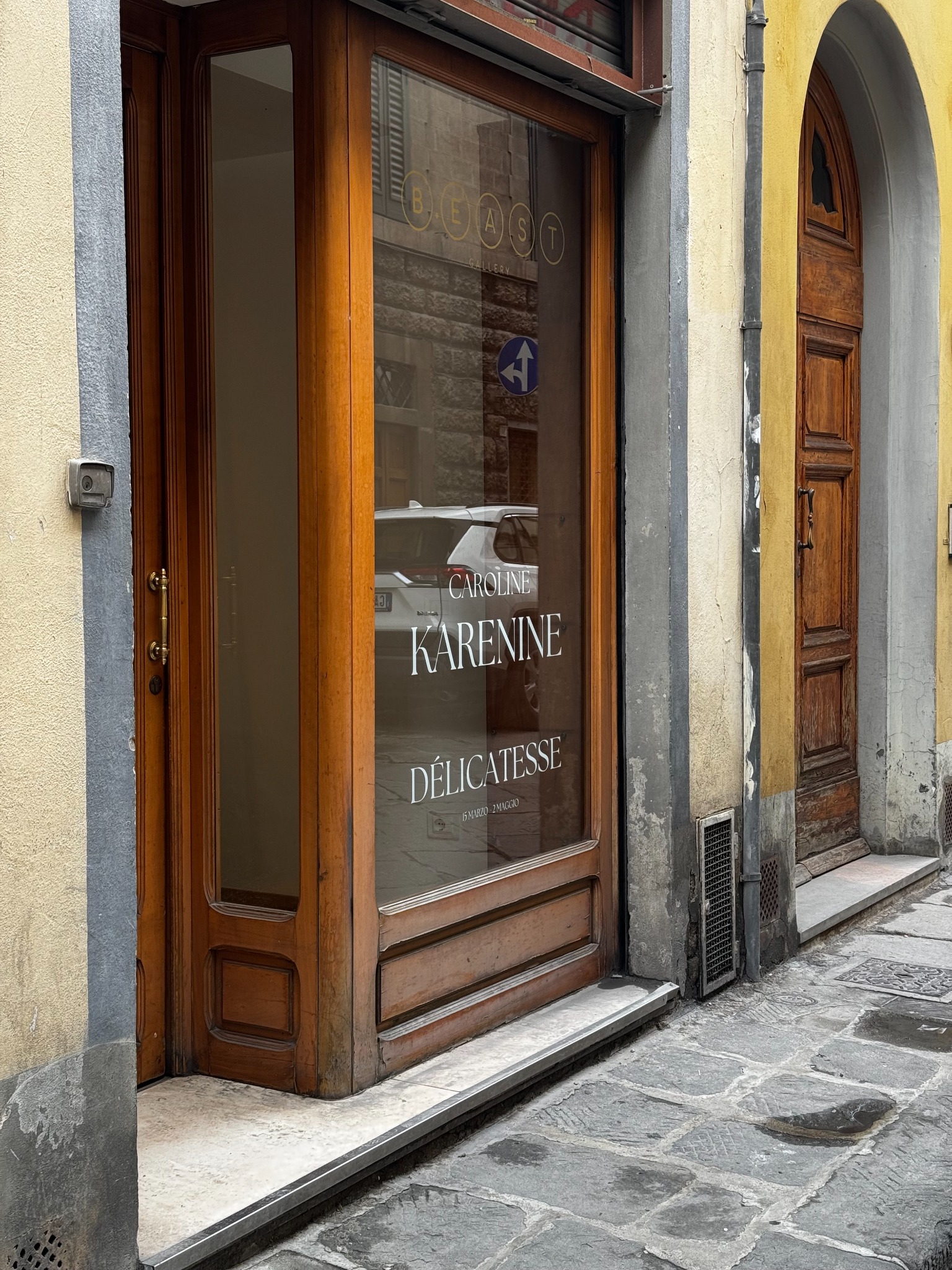 B.east Gallery entrance with Délicatesse window lettering