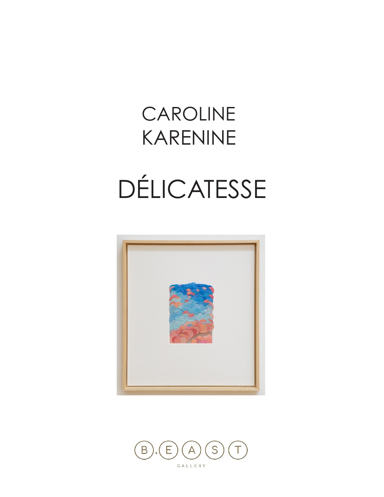 Délicatesse exhibition catalogue page 1 of 38